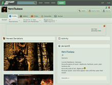 Tablet Screenshot of nerotsukasa.deviantart.com