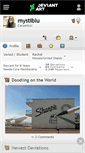 Mobile Screenshot of mystiblu.deviantart.com
