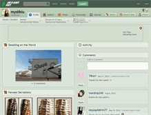 Tablet Screenshot of mystiblu.deviantart.com