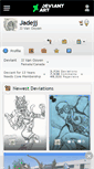 Mobile Screenshot of jadejj.deviantart.com