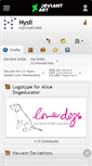 Mobile Screenshot of nysil.deviantart.com