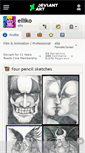 Mobile Screenshot of elliko.deviantart.com