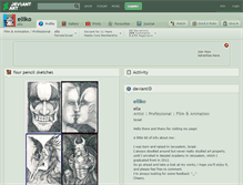 Tablet Screenshot of elliko.deviantart.com