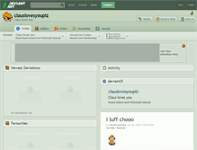 Tablet Screenshot of clauslovesyouplz.deviantart.com