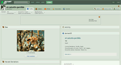 Desktop Screenshot of el-calcetin-perdido.deviantart.com