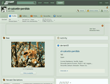 Tablet Screenshot of el-calcetin-perdido.deviantart.com