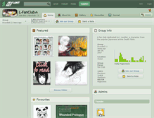 Tablet Screenshot of l-fanclub.deviantart.com