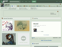 Tablet Screenshot of cath101.deviantart.com