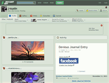 Tablet Screenshot of j-austin.deviantart.com