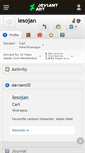 Mobile Screenshot of lesojan.deviantart.com