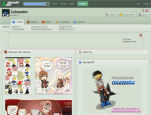 Tablet Screenshot of colossobm.deviantart.com