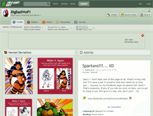 Tablet Screenshot of bigbadwolf1.deviantart.com