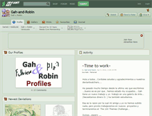 Tablet Screenshot of gah-and-robin.deviantart.com