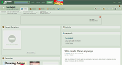 Desktop Screenshot of hentaiplz.deviantart.com