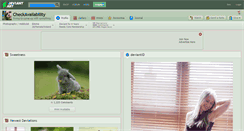 Desktop Screenshot of checkavailability.deviantart.com