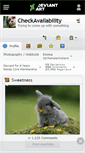 Mobile Screenshot of checkavailability.deviantart.com