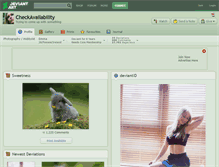 Tablet Screenshot of checkavailability.deviantart.com