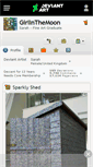 Mobile Screenshot of girlinthemoon.deviantart.com