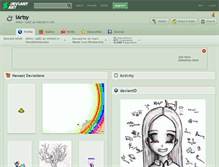 Tablet Screenshot of iartsy.deviantart.com