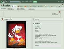 Tablet Screenshot of marilina.deviantart.com