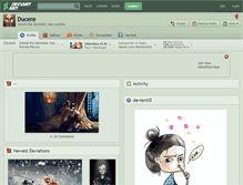 Tablet Screenshot of ducere.deviantart.com