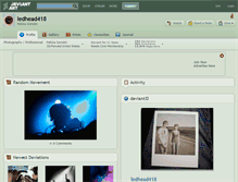 Tablet Screenshot of ledhead418.deviantart.com