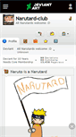 Mobile Screenshot of narutard-club.deviantart.com