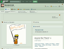 Tablet Screenshot of narutard-club.deviantart.com