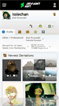 Mobile Screenshot of issiechan.deviantart.com