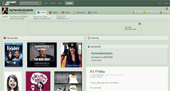 Desktop Screenshot of myhandisadolphin.deviantart.com