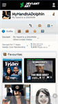Mobile Screenshot of myhandisadolphin.deviantart.com