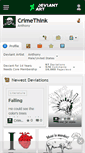 Mobile Screenshot of crimethink.deviantart.com