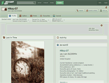 Tablet Screenshot of niksu-07.deviantart.com