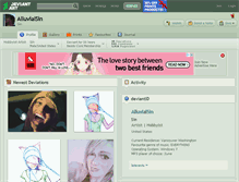 Tablet Screenshot of alluvialsin.deviantart.com