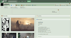Desktop Screenshot of justbluem.deviantart.com