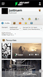 Mobile Screenshot of justbluem.deviantart.com