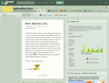 Tablet Screenshot of moltresfanclub.deviantart.com