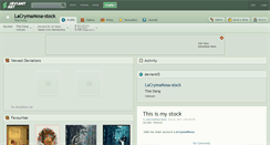 Desktop Screenshot of lacrymamosa-stock.deviantart.com
