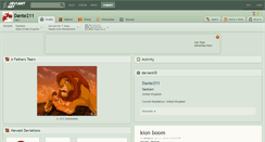 Desktop Screenshot of dante211.deviantart.com