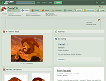 Tablet Screenshot of dante211.deviantart.com