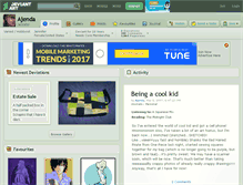 Tablet Screenshot of ajenda.deviantart.com