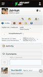 Mobile Screenshot of jyo-kun.deviantart.com