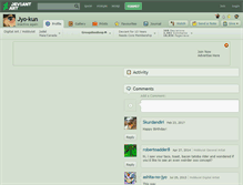 Tablet Screenshot of jyo-kun.deviantart.com