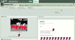 Desktop Screenshot of moonpaw-1001.deviantart.com