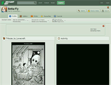 Tablet Screenshot of betta-fly.deviantart.com