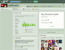 Tablet Screenshot of crashbcouples.deviantart.com