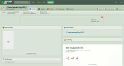 Desktop Screenshot of cheerleadersephplz.deviantart.com
