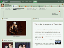 Tablet Screenshot of neiticora.deviantart.com