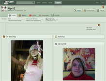 Tablet Screenshot of kiyo12.deviantart.com