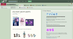 Desktop Screenshot of anyadoptables.deviantart.com